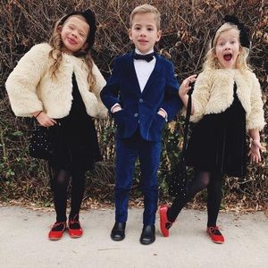 Zara velvet puff sleeve holiday dress (2 sizes available)